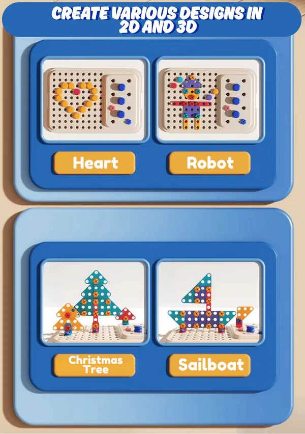 BuildiHippo – Montessori Creative Tool Box
