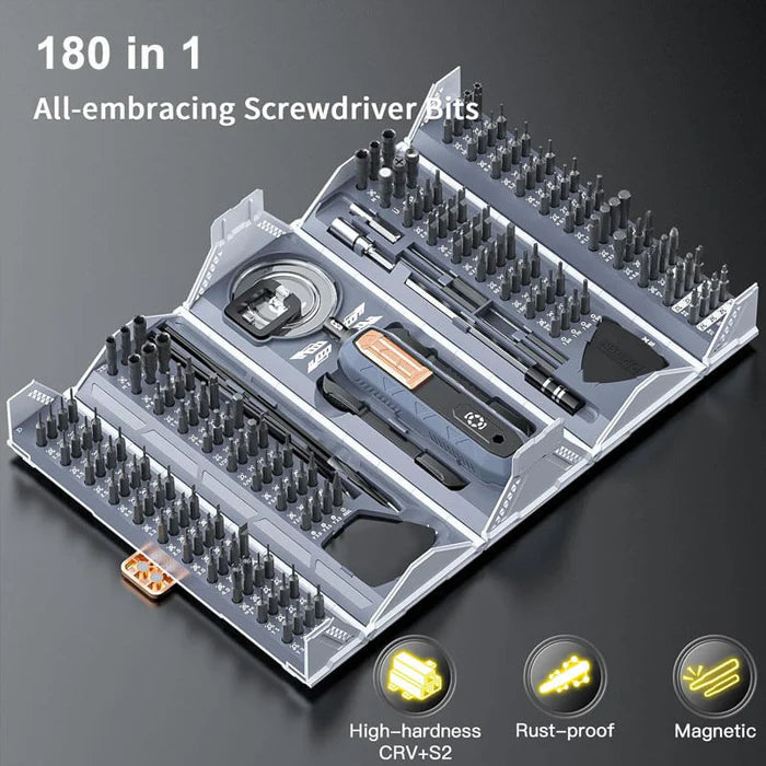MegaFix – 180 in 1 Professional Screwdriver Tool Kit