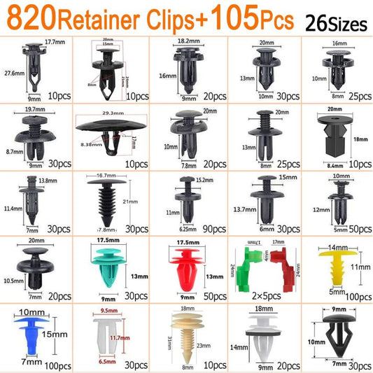 AutoGrip - Complete Car Retainer Clips Set with Remover