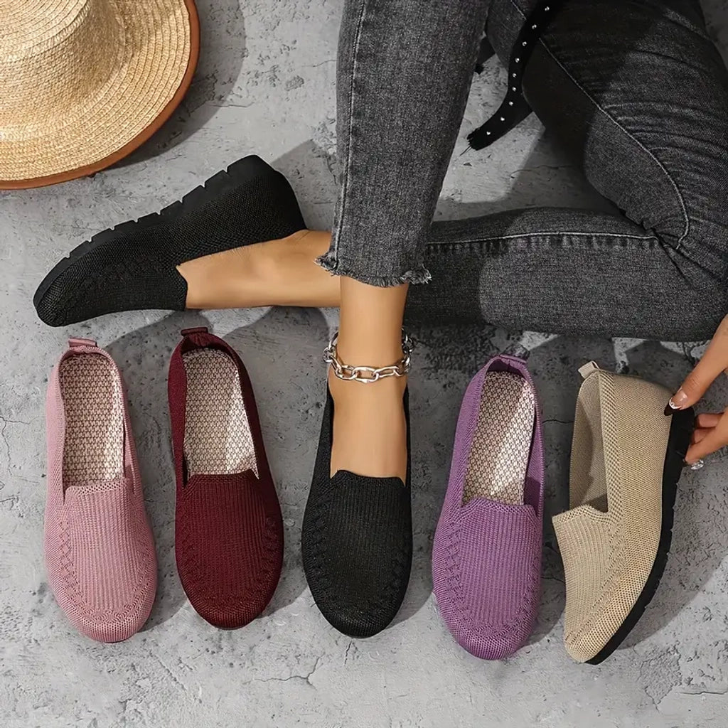 BreezeStep – Knit Casual Loafers for Women