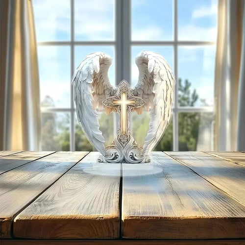 DivineGrace – Winged Cross Home Accent