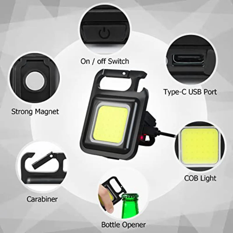 LumiKey - Compact Keychain Flashlight for Any Emergency