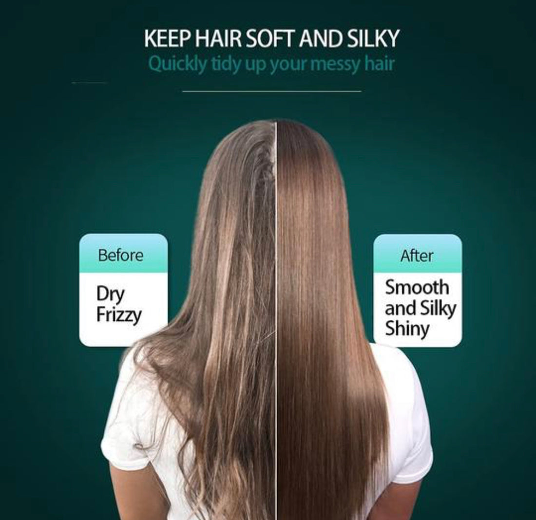 SilkyGlide - Effortless Hair Straightening Brush
