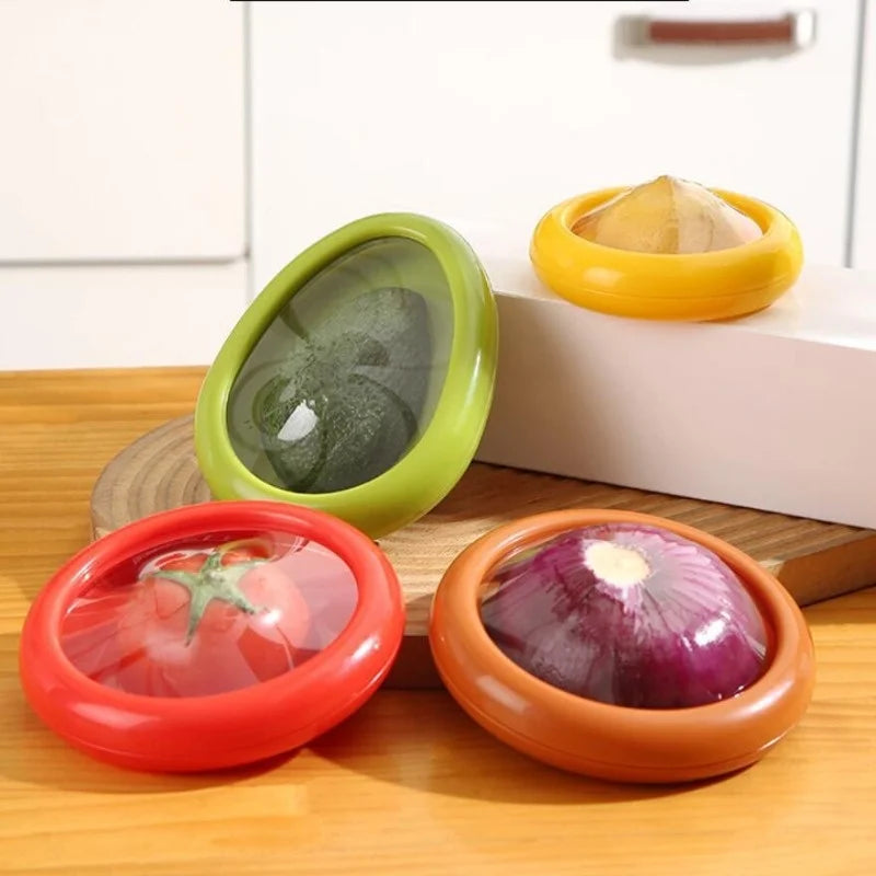 EcoCap – Reusable Silicone Food Lids (4 Sizes)