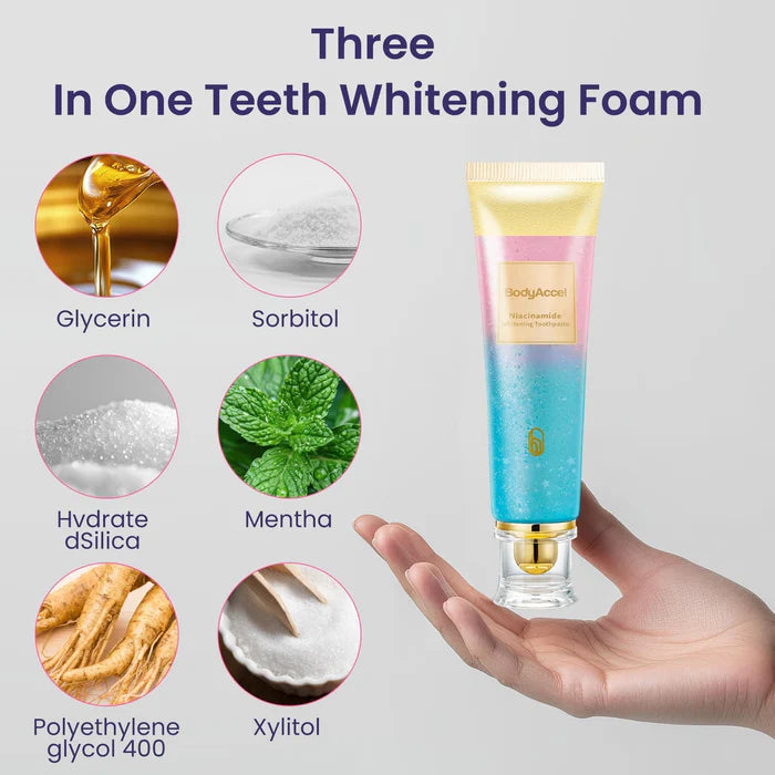 FreshBright – Fluoride-Free Toothpaste, Triple Whitening
