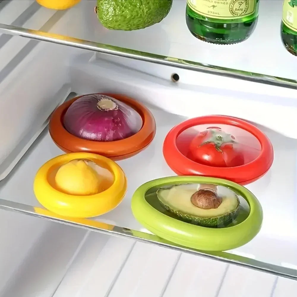 EcoCap – Reusable Silicone Food Lids (4 Sizes)