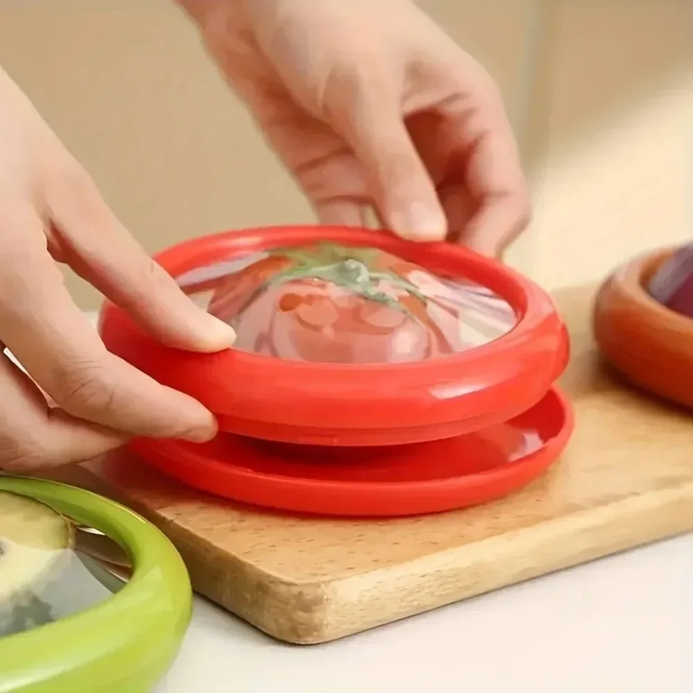EcoCap – Reusable Silicone Food Lids (4 Sizes)