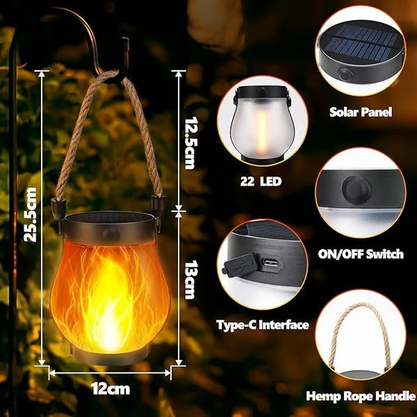 GlowHaven – Cozy Solar Flame Lights