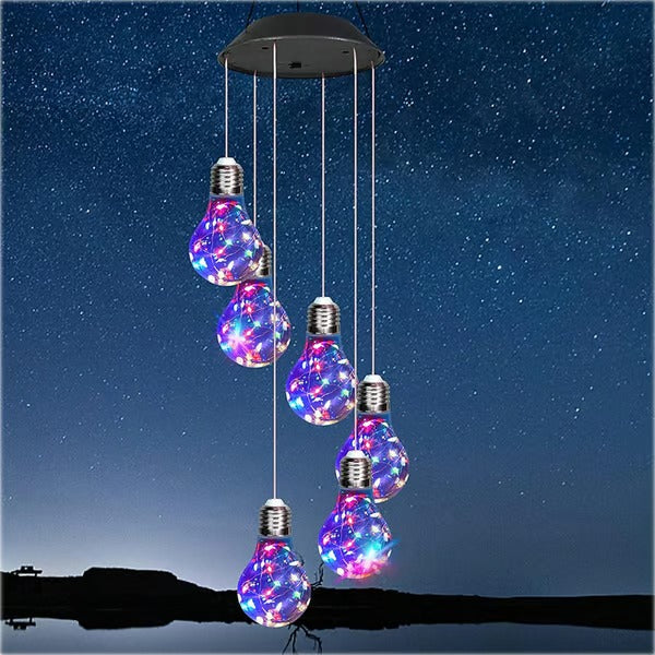 GlowWhirl – Color Changing Solar Chime Lights
