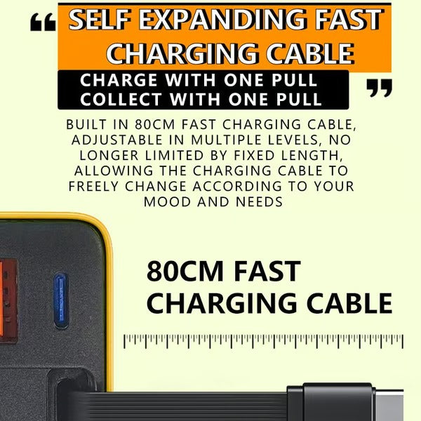 Tobrbe – Compact 80W GaN Charger with Dual Ports