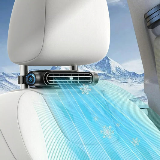 BreezeRide – Dual Turbo USB Car Fan