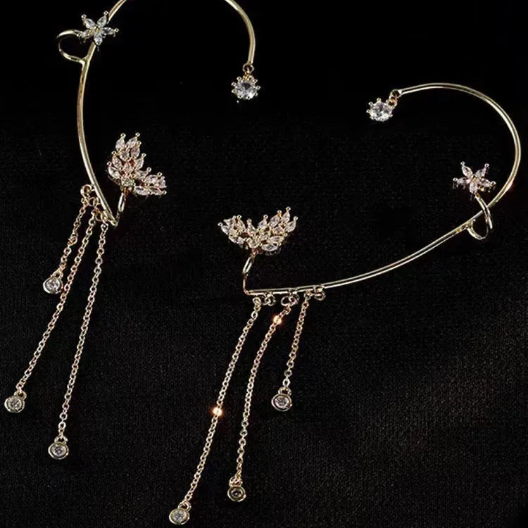 LumiStar – Shimmering Tassel Earrings