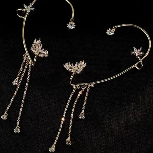 LumiStar – Shimmering Tassel Earrings