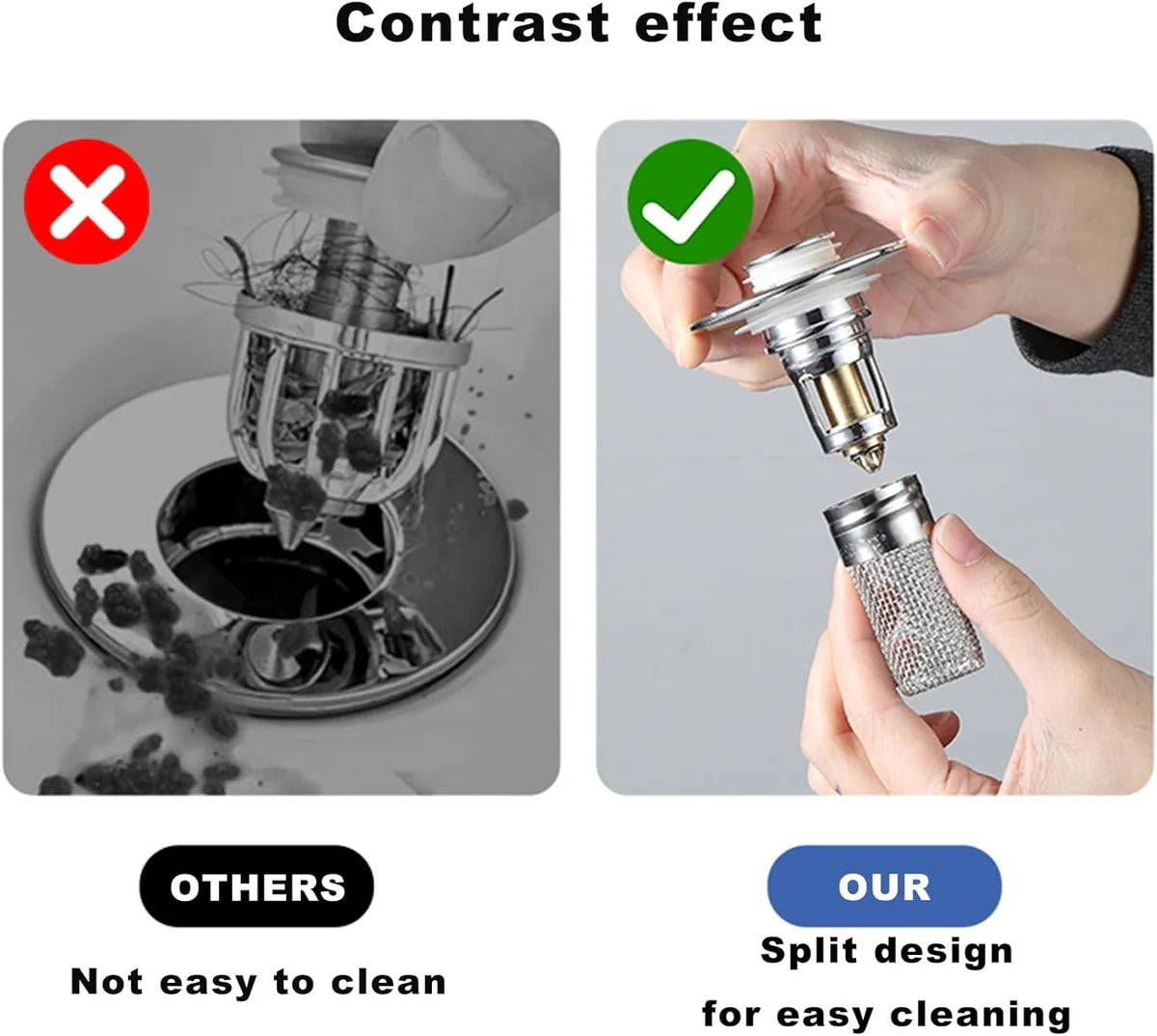 FlowBlocker – Heavy Duty Steel Drain Strainer