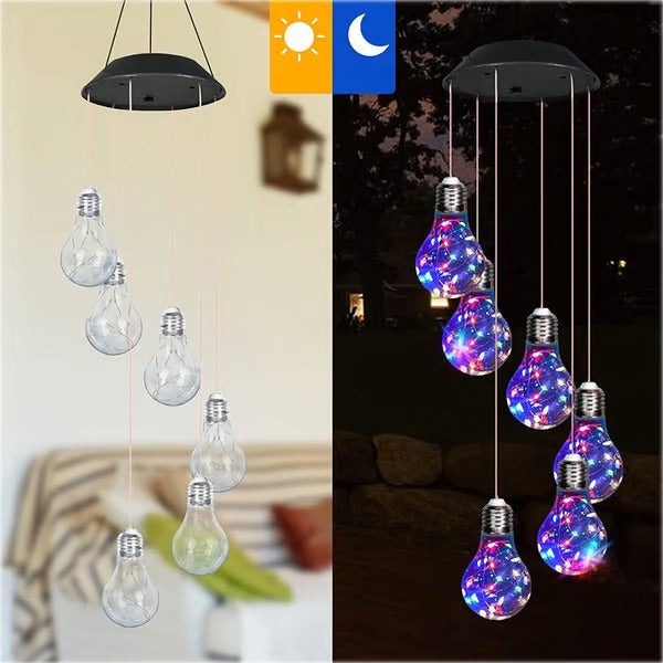 GlowWhirl – Color Changing Solar Chime Lights