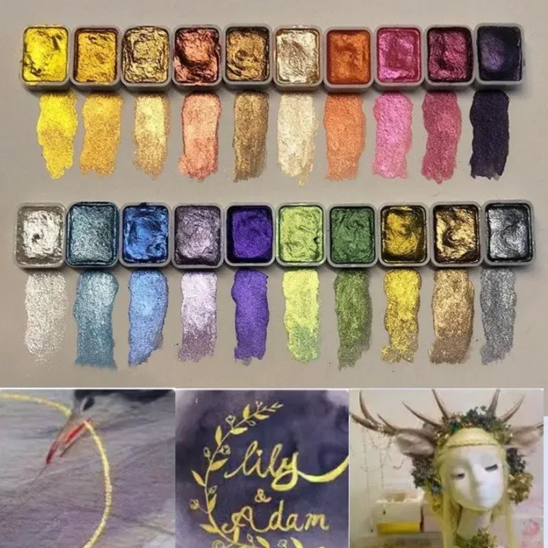 RadiantPearl - Artistic Mineral Watercolor Pigments