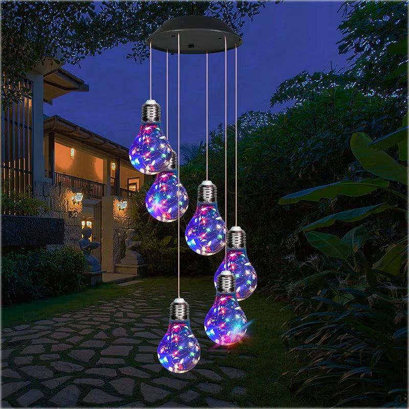 GlowWhirl – Color Changing Solar Chime Lights