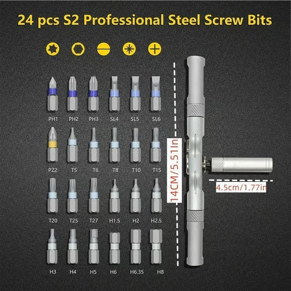 GearTrek – Compact Magnetic Screwdriver Kit