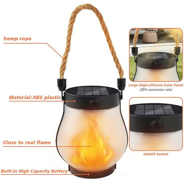 GlowHaven – Cozy Solar Flame Lights