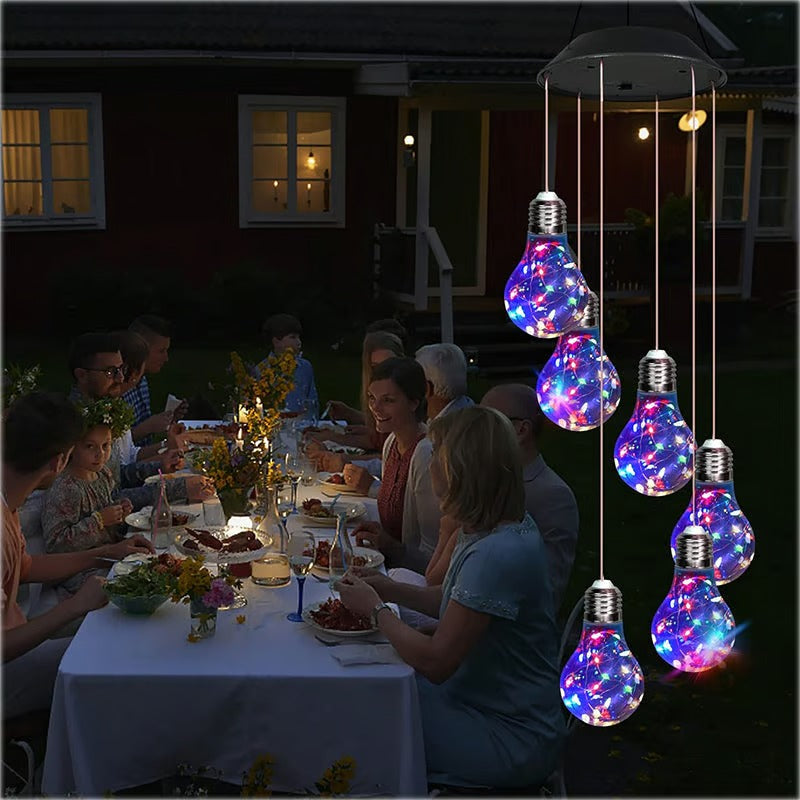 GlowWhirl – Color Changing Solar Chime Lights