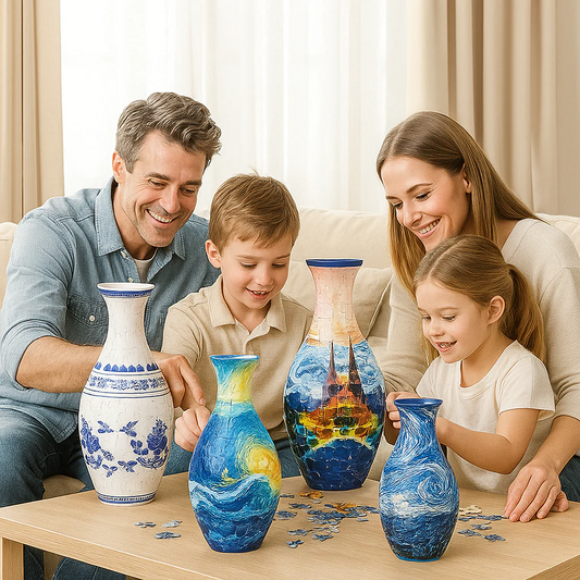 BloomCraft – Elegant 3D Puzzle Vase