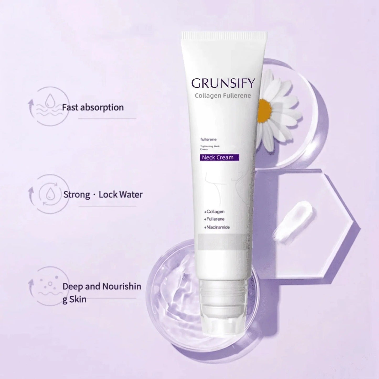 DermaRoll Neck – Sculpting Lift Cream