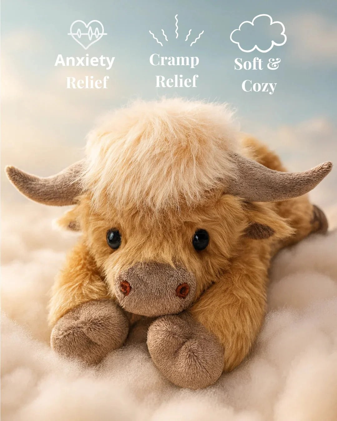 MooCuddle – Plush Highland Cow Toy