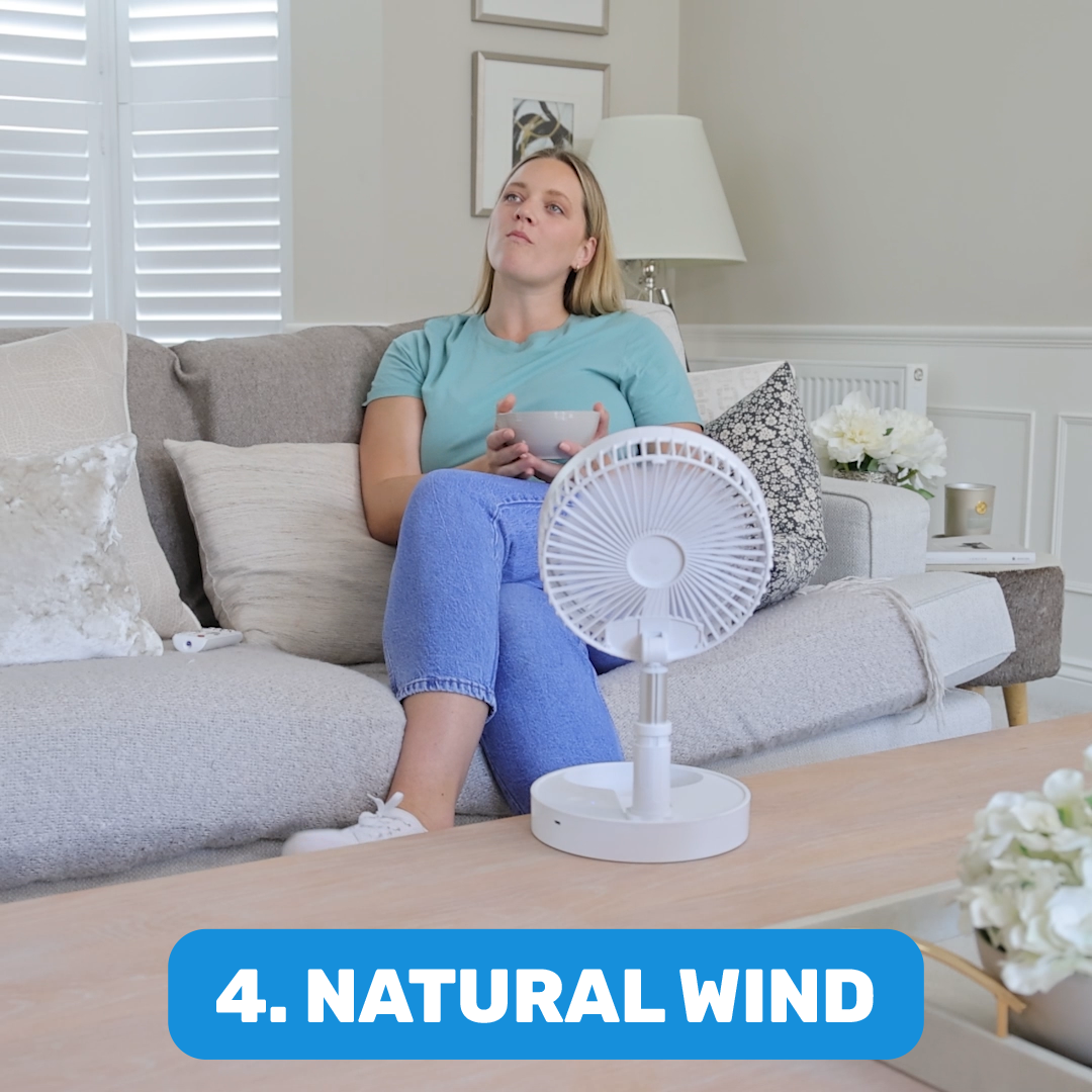 ChillPort | 2-in-1 Foldable Air Fan