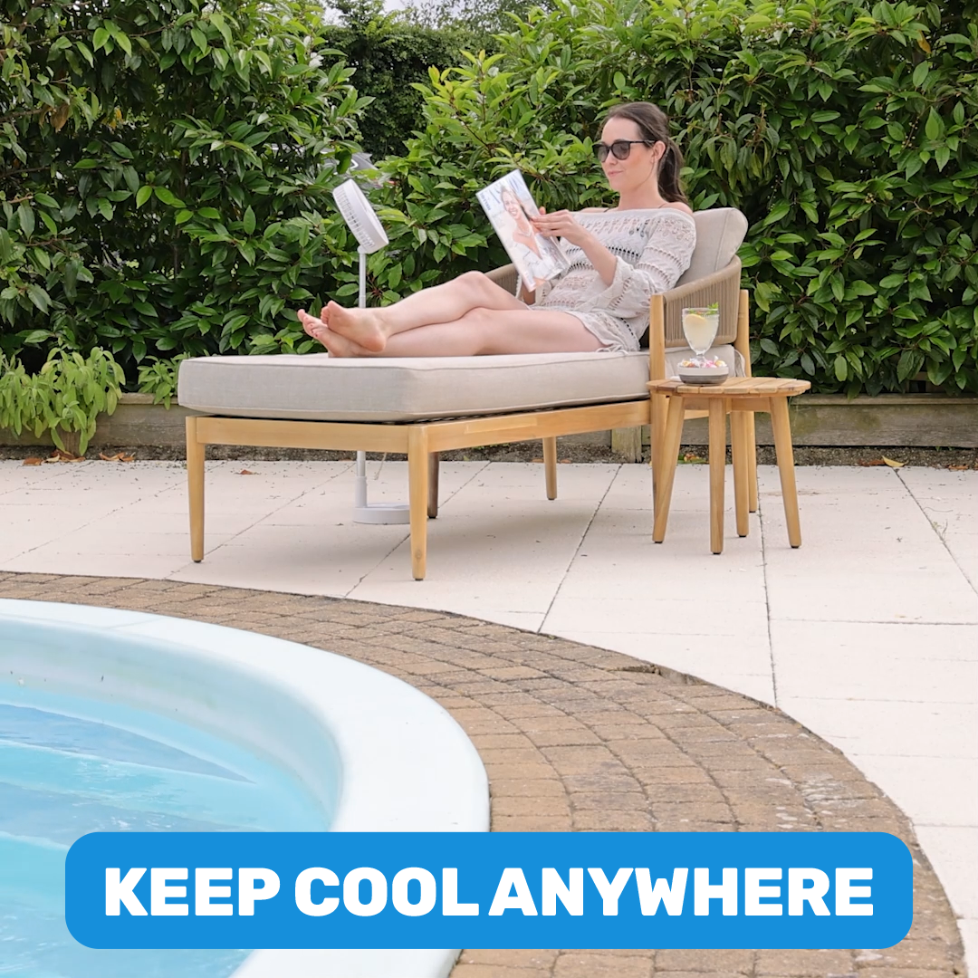 ChillPort | 2-in-1 Foldable Air Fan