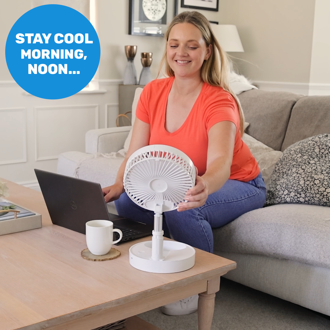 ChillPort | 2-in-1 Foldable Air Fan