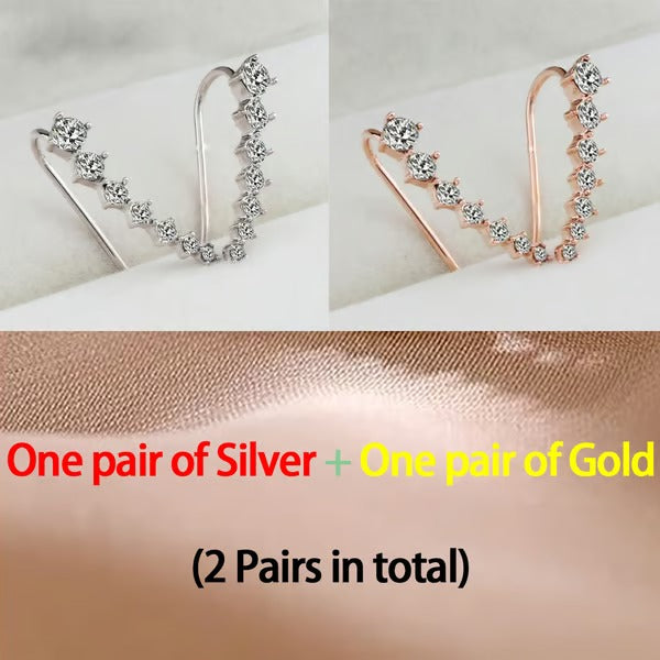 CelestiSeven – Starry Diamond Stud Earrings