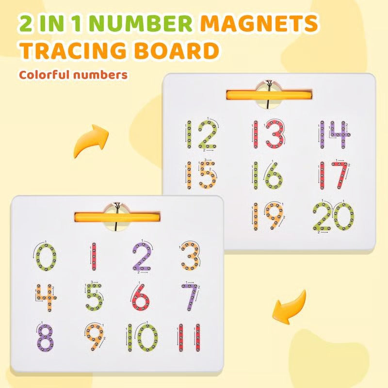 AlphaBoard – Double Sided Magnetic Learning Board