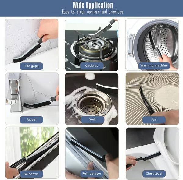GrimeBuster – 5 in 1 Crevice & Tile Cleaning Brush Set