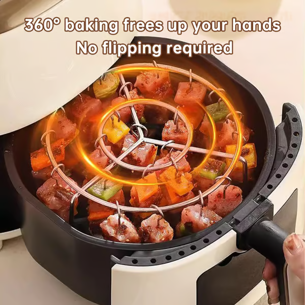 GrillTower – Vertical Air Fryer Kebab Rack