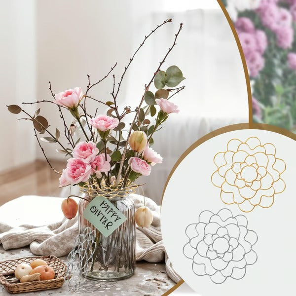 FloraGrid – Stainless Steel Floral Organizer