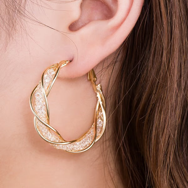 TwistLuxe – S925 Sterling Silver Fashion Earrings