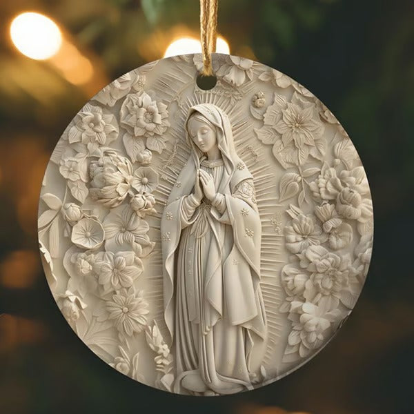 GloriaNativity – Holy Family 3D Christmas Ornament