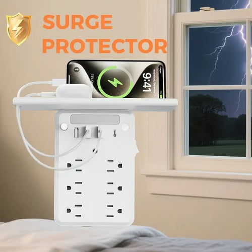 PowerShelf – Wall Outlet Extender with Night Use