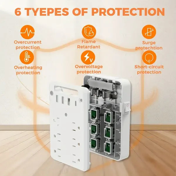 PowerShelf – Wall Outlet Extender with Night Use