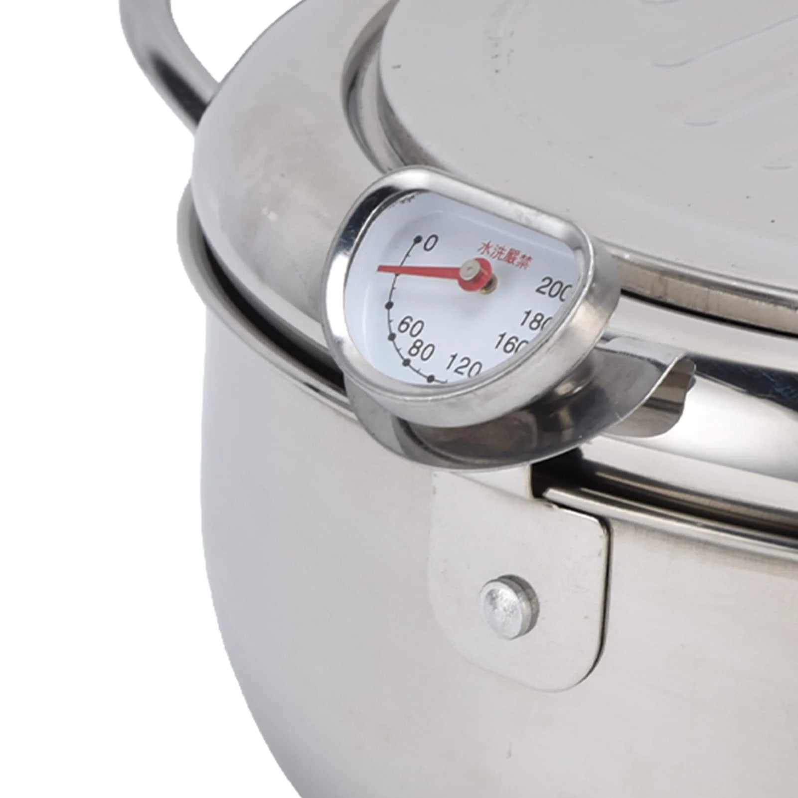 FryMaster – Stainless Steel Deep Fry Pot with Thermometer