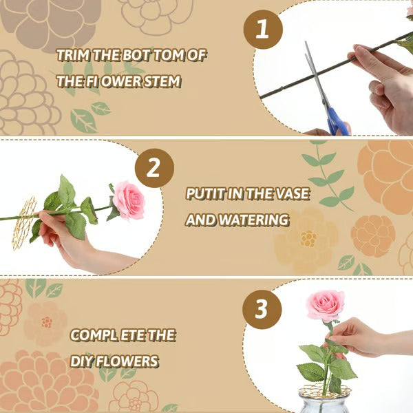 FloraGrid – Stainless Steel Floral Organizer