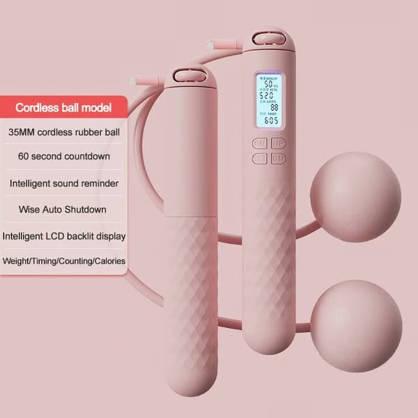 PulseFit - 2-in-1 Weighted Digital Jump Rope for Total Body Burn