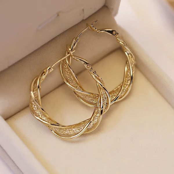 TwistLuxe – S925 Sterling Silver Fashion Earrings