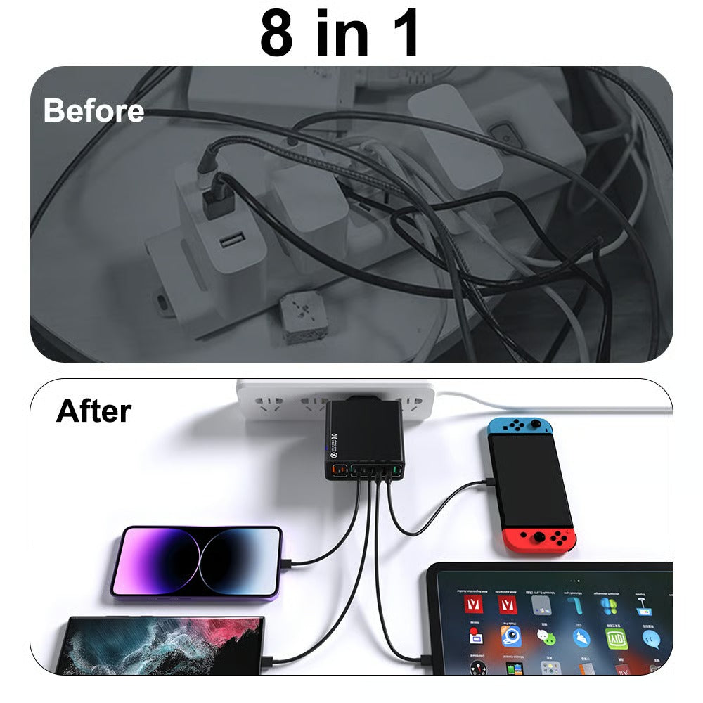 PowerPort – 8 in 1 Waterproof USB Fast Charger
