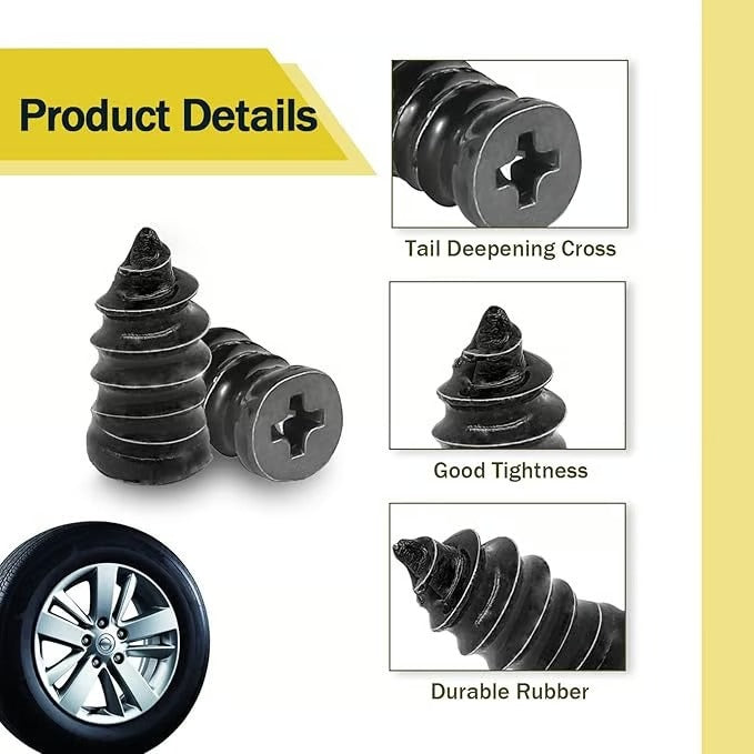 RoadPatch – 60PCS Rubber Tire Repair Kit