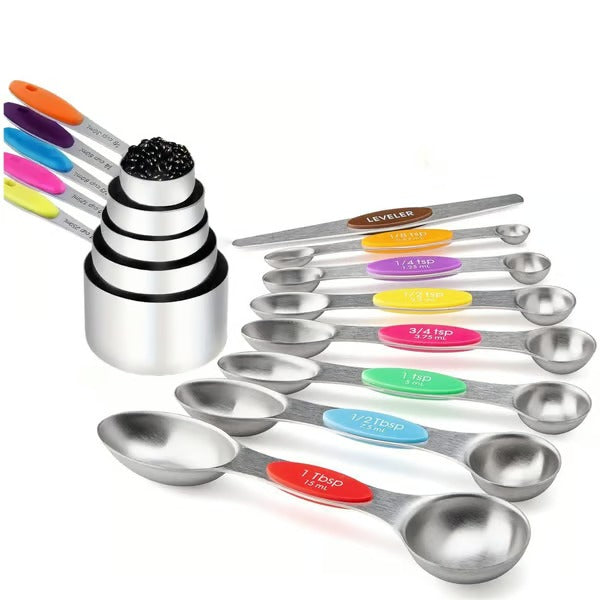 MagniSpoon – Sleek Magnetic Measuring Spoon Set