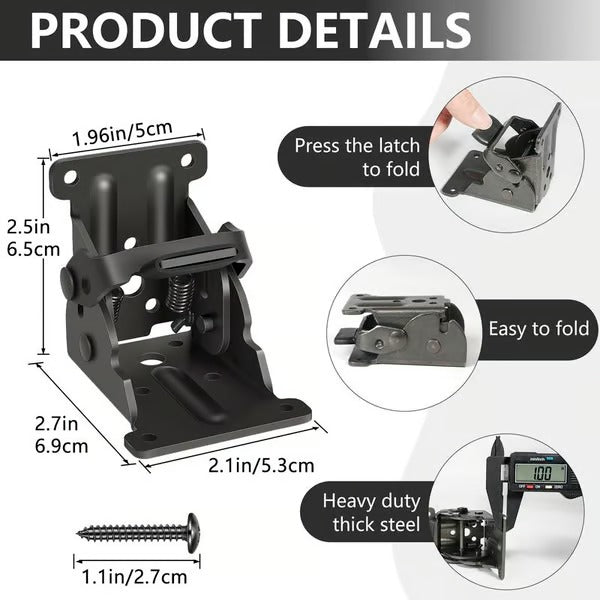 LockFold – Heavy-Duty Folding Table Brackets