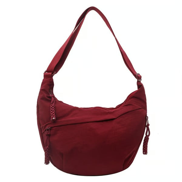 UrbanEase – Nylon Crossbody Hobo Bag