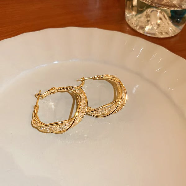 TwistLuxe – S925 Sterling Silver Fashion Earrings