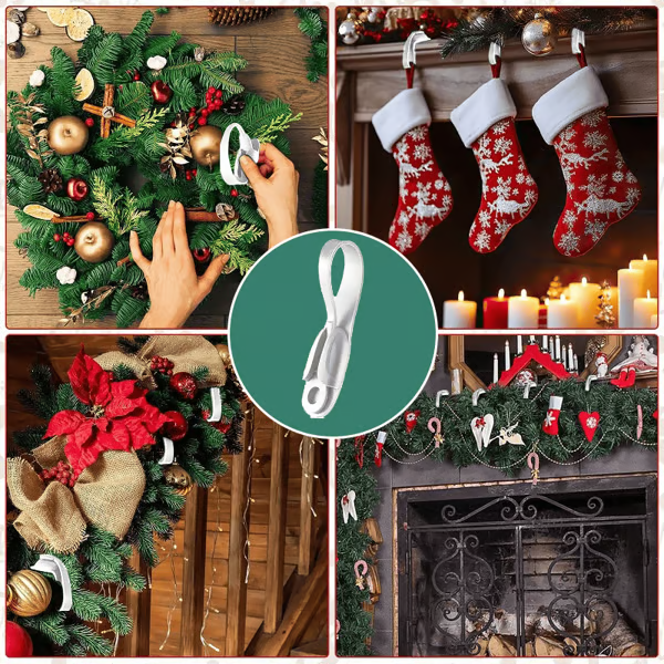 HookMate – Reusable Adhesive Garland & Cord Holders